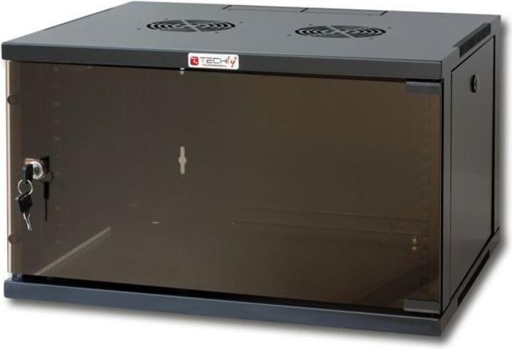 Actual product image Techly 19inch Wall Network Rack 9U Depth (10.86 RU, 19 inch rack)