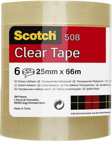 Produktbild 3M Klebeband Scotch Polypropylen Transparent (25 mm)