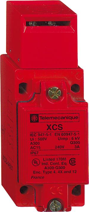 Actual product image TE Sensors Non-locking actuator switch,2NC+1NO