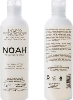 Actual product image Salvatore Ferragamo 1.2 Moisturizing Shampoo with Sweet Fennel 250ml (250 ml, Liquid shampoo)