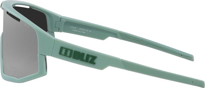 Actual product image Bliz Fusion (Matt Green, smoke w silver mirror)