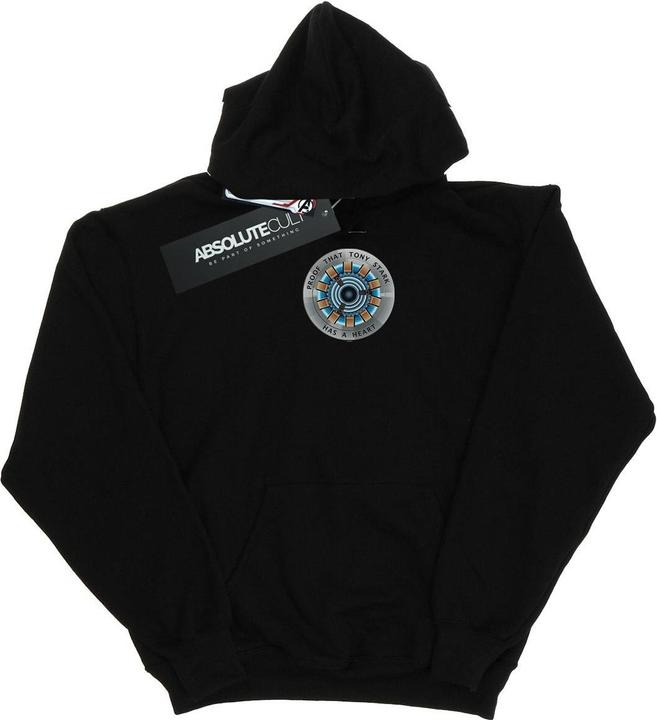 Avengers Endgame Tony Stark Heart Kapuzenpullover (XXL)