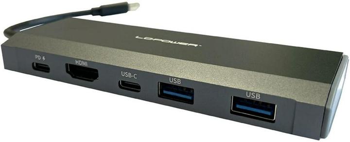 Immagine prodotto LC-Power HUB-C-MULTI-7-M2 Hub USB-C/M2 SSD M.2 al dettaglio (USB-C, 5 Porti)