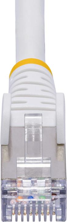 Image du produit StarTech com Câble Ethernet CAT8 Blanc de 50cm, RJ45 Snagless, 25G/40G, 2000MHz, 100W PoE++, S/FTP (S/FTP, 0.50 m)