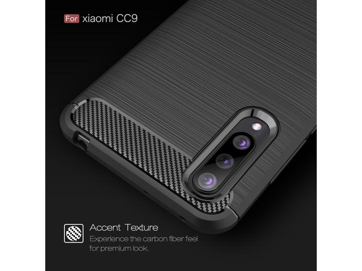 Immagine prodotto Screenguard Xiaomi Mi 9 Lite Cover Carbon Brushed Soft TPU (Mi 9 Lite)
