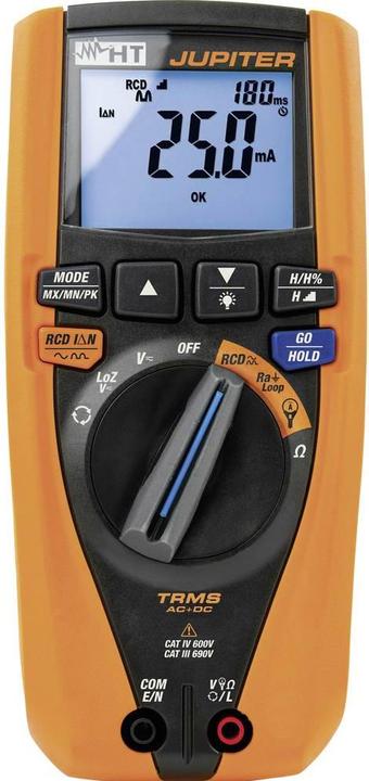Produktbild HT Instruments Hand-Multimeter digital JUPITE (CAT IV 600V, CAT III 690V)