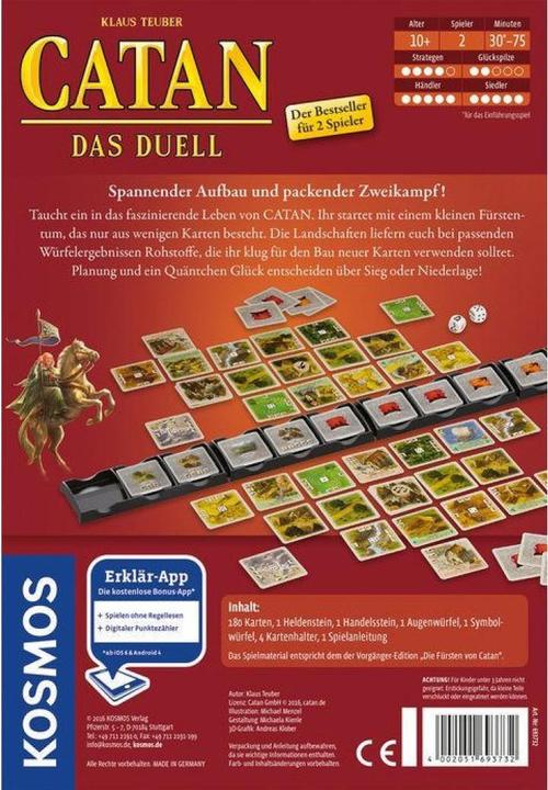 Actual product image Kosmos Catan: The Duel (German)