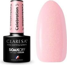 Actual product image Claresa Soak Off Uv/Led Celebration Gel Polish 05 5G (Rose, Colour paint)