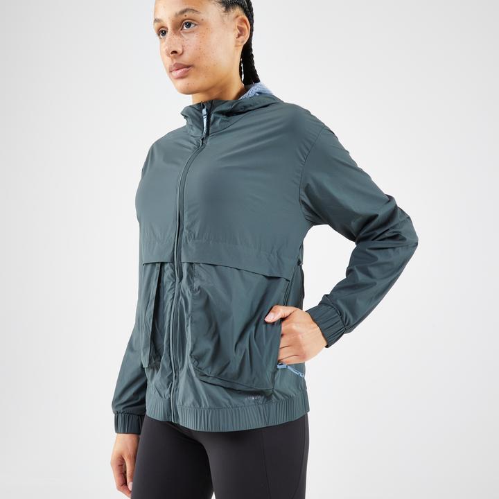 Image du produit Kiprun Veste de course à pied coupe-vent pour femme - Run 500 Wind vert (44)
