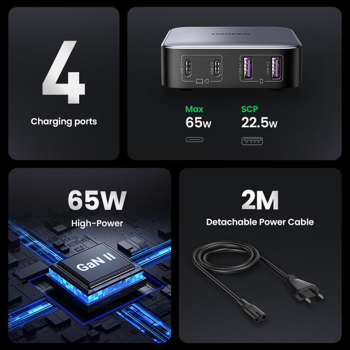 Actual product image Ugreen Nexode Desktop (65 W)