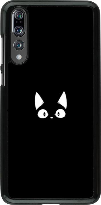 Actual product image PhoneLook Cover Funny cat on black (Huawei P20 Pro)