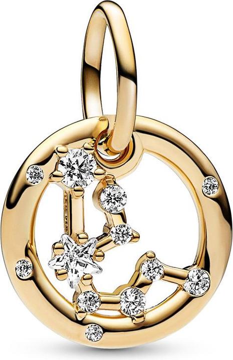 Actual product image Pandora Aquarius Zodiac Charm/Beads (Metal, Gold plated)
