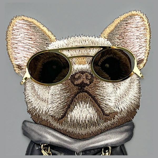 Immagine prodotto Dog & Bone Nimmy case iPhone 16 6.1" gray Glasses Cool Dog (Apple iPhone 16)