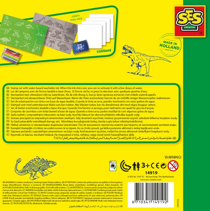 Produktbild Ses Formen mit Muster Dino