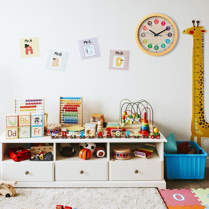 Actual product image Relaxdays Children's wall clock (30 cm)