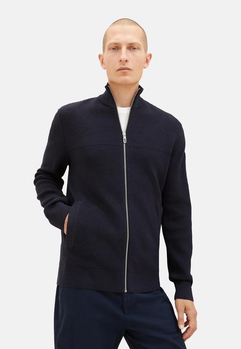 Produktbild Tom Tailor Strickjacke Cardigan Reissverschluss (3XL)