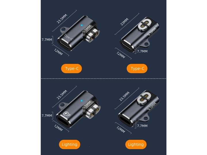 Produktbild PowerGuard USB-C zu Shokz Kopfhörer magnetischer Angle Charge Adapter (USB)