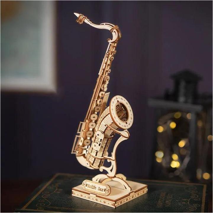 Image du produit Robotime Rolife Puzzle 3D en bois Saxophone 136 pièces (136 pièces)