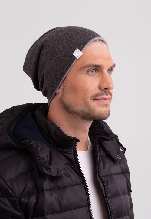 Produktbild Cash-Mere Kaschmir Wendebeanie (One Size)