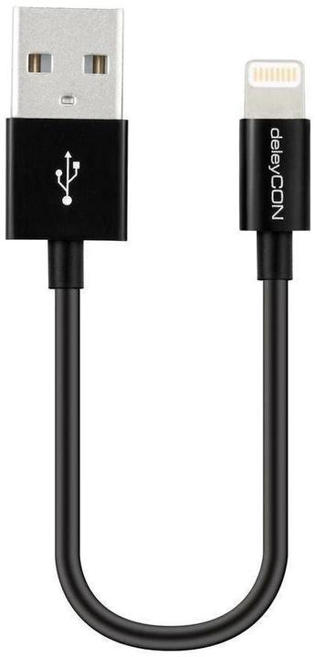 Actual product image deleyCON Lightning on USB (0.15 m, USB 2.0)