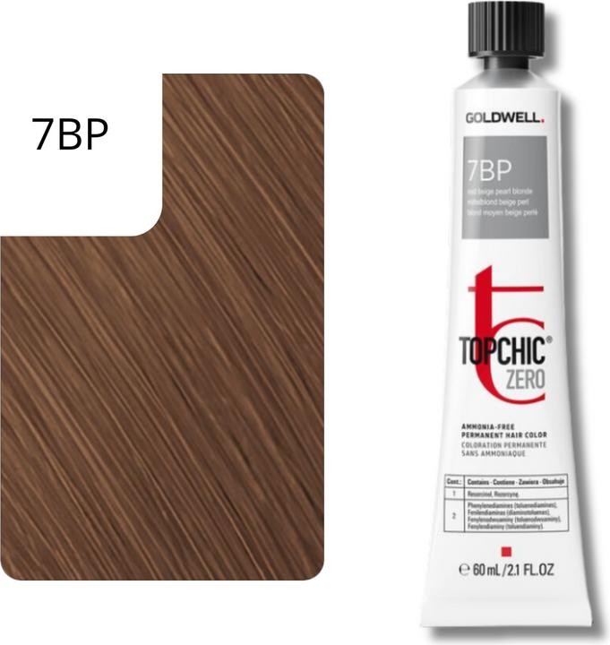 Image du produit Goldwell Topchic Zero Coloration permanente des cheveux (7BP - Beige moyen blond perle)