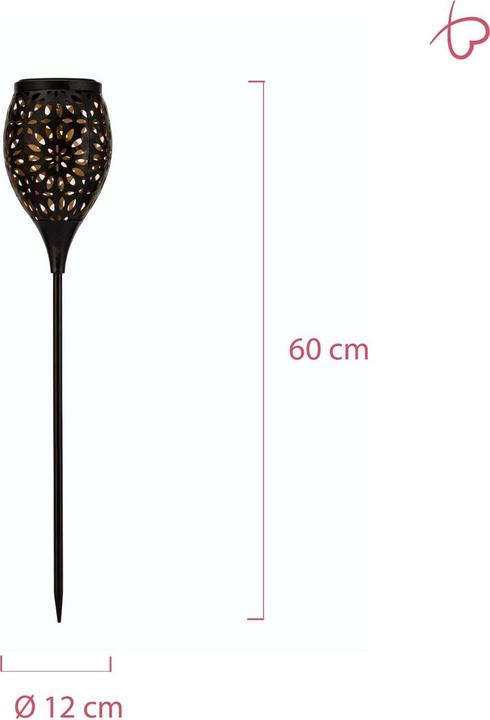 Produktbild Pauleen Solarspiess Sunshine Flower (2 lm, IP44)