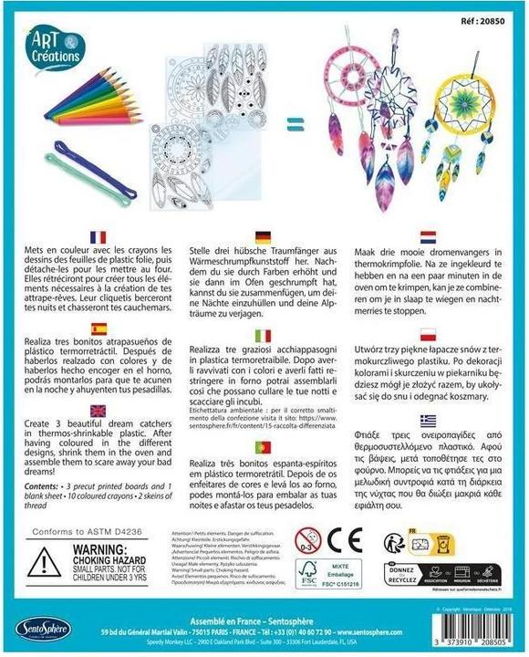 Energie-Label Sentosphere Bastelset Traumfänger