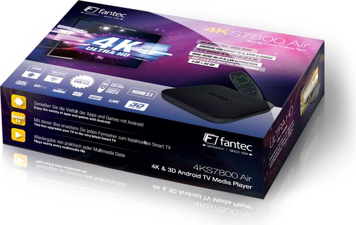 Produktbild Fantec 4KS7800 (64 GB, Android 9.0 (Pie))