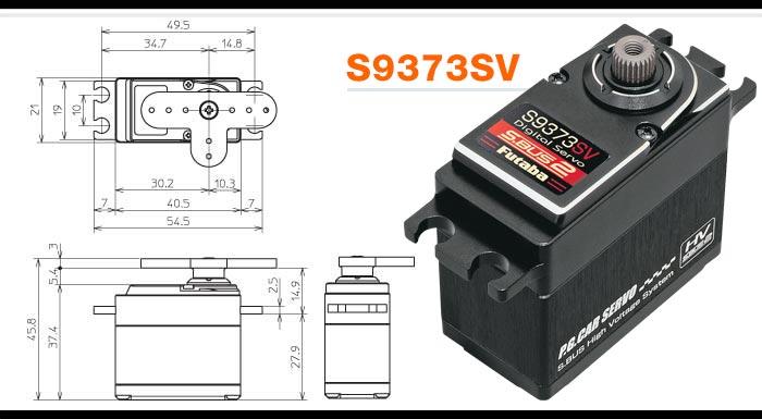 Immagine prodotto Futaba Servo S9373SV digitale, HV, SBUS2