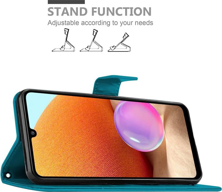 Actual product image Cadorabo Flower Book Cover (Samsung Galaxy A32)
