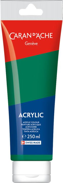 Actual product image Caran d'Ache Acrylic (Emerald, 250 ml)