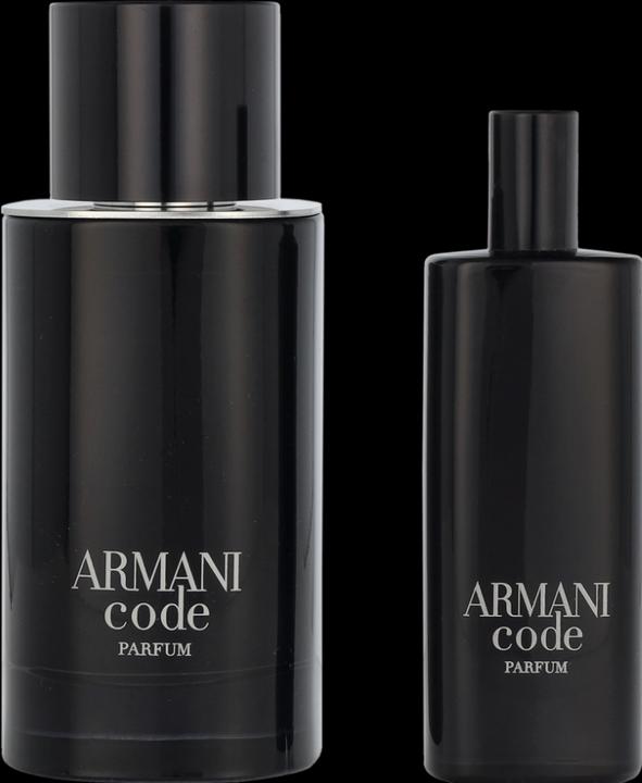 Actual product image Giorgio Armani Code Homme Le Parfum Set Eau de Parfum 75ml + Eau de Parfum 15ml (Eau de parfum, 1434.51 ml)