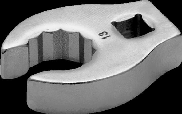 Produktbild Bahco 1/4" Krähenfuss-Ringschlüssel mit Vierkantantrieb, 12 mm (12 mm)