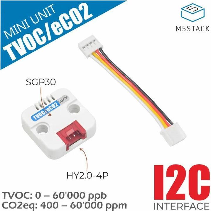 Image du produit M5Stack Capteur de gaz TVOC/eCO2