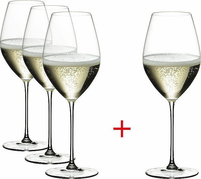 Produktbild Nachtmann Riedel Veritas Kauf 4 Zahl 3 Champa (Sektgläser)
