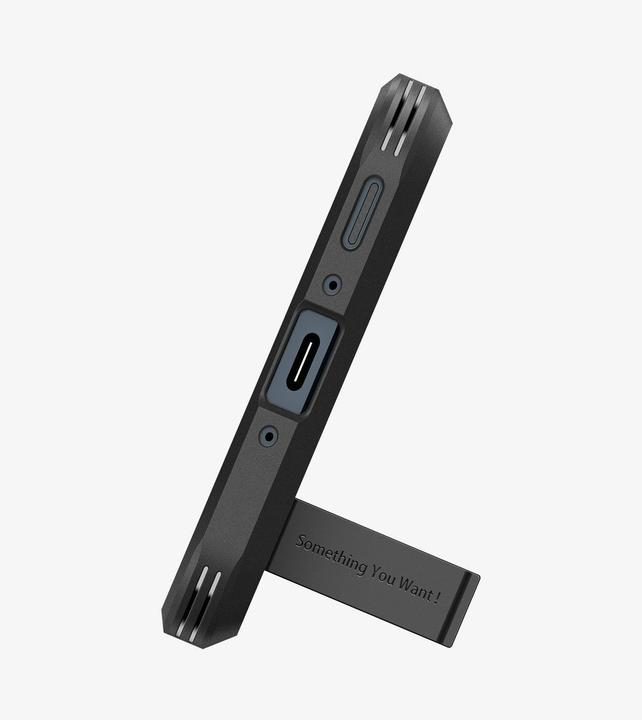 Actual product image Spigen Tough Armor Sam A35 5G czarny/black ACS07517 (Samsung Galaxy A35)