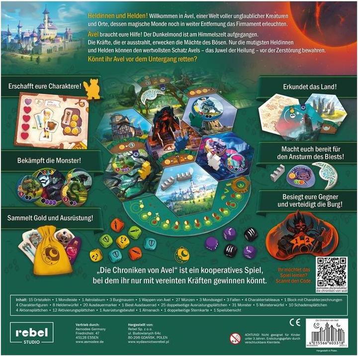 Actual product image Asmodée The Chronicles of Avel (German)