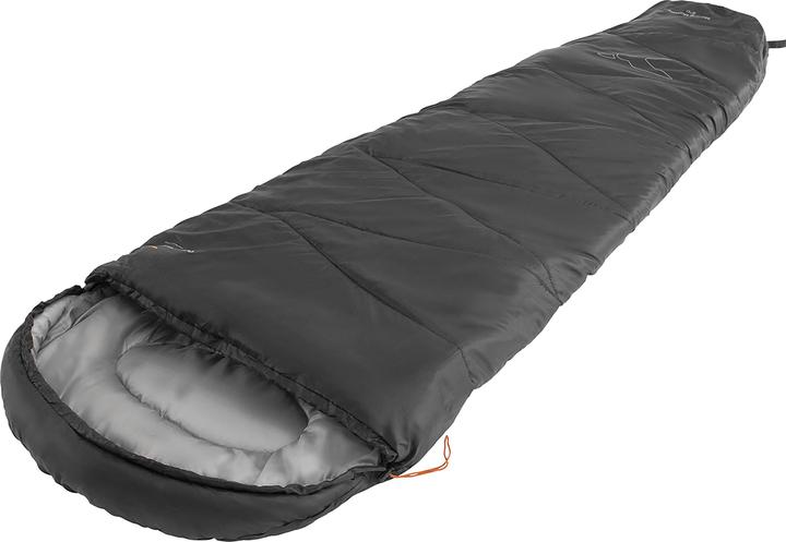 Easy Camp Schlafsack Starling Mummy Black 8?C (schwarz/grau, Modell 2025) (190 cm)