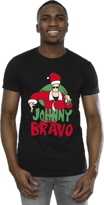 Actual product image Johnny Bravo Mens Johnny Christmas T-Shirt (S)