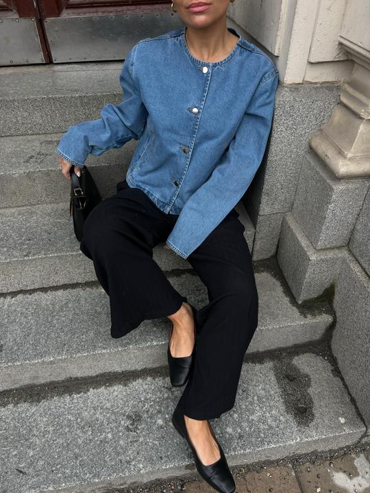 Produktbild Vila Geknöpfte Jeansjacke (44)