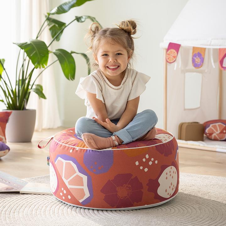 Image du produit Howa Coussin, pouf gonflable "colorful red" 55cm 8710 (55 x 25 cm)