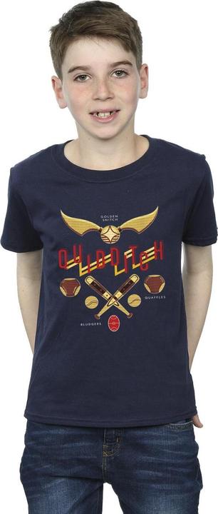 Immagine prodotto Quidditch Golden Snitch Maglietta Ragazzi (152, 158)