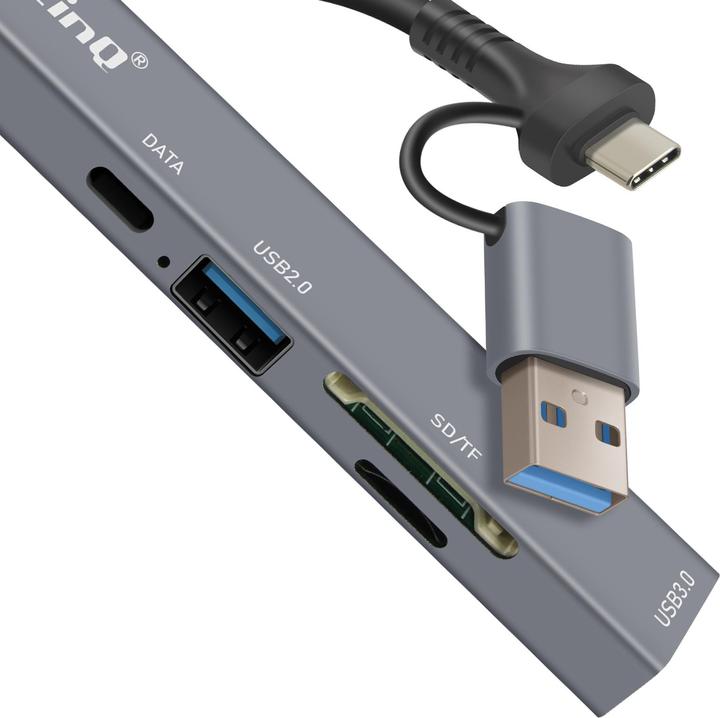 Actual product image LinQ IT7944 USB-C hub (USB-C)