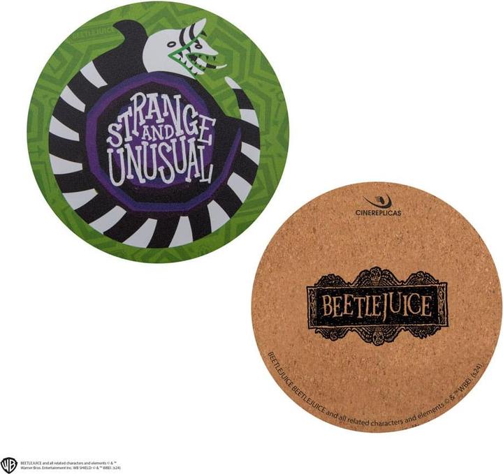 Produktbild Cinereplicas Beetlejuice Untersetzer 4er-Pack (4 x)