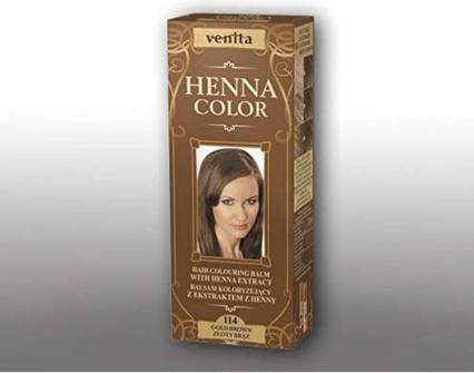 Venita - Henna Color Coloring Lotion From Henna 114 Golden Brown 75Ml (114 Golden Brown)