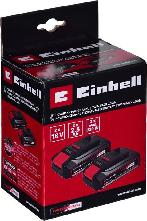 Actual product image Einhell PXC Twinpack CB (18 V)