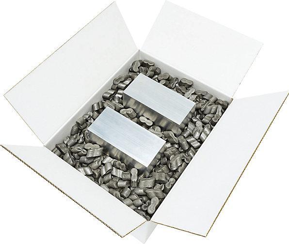 Actual product image kaiserkraft flo-pak® packaging chips, contents 400 l, black.