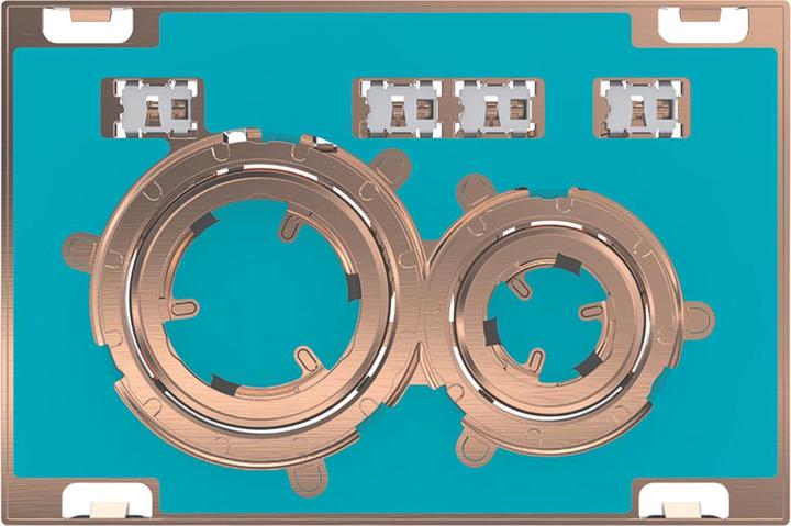 Produktbild Geberit SIGMA21 Universal Spültaste für WC /ohne Füllung (rotgold)