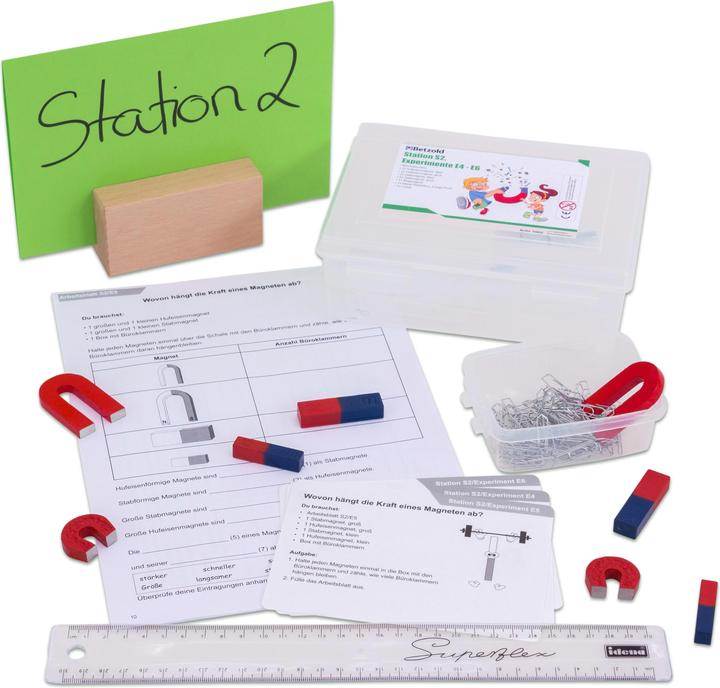 Produktbild Betzold Stationen-Kiste Magnetismus und Kompass