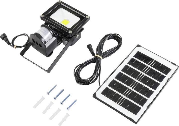 Actual product image Sygonix SY-5461108 Solar spotlight with motion detector (700 lm, IP44)